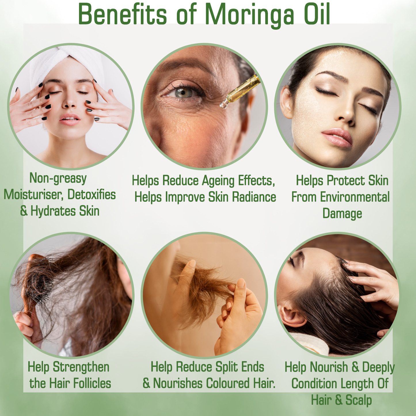 Moringa Oil | Boosts Skin Hydration | Strengthen Hair | Reduces Split-ends