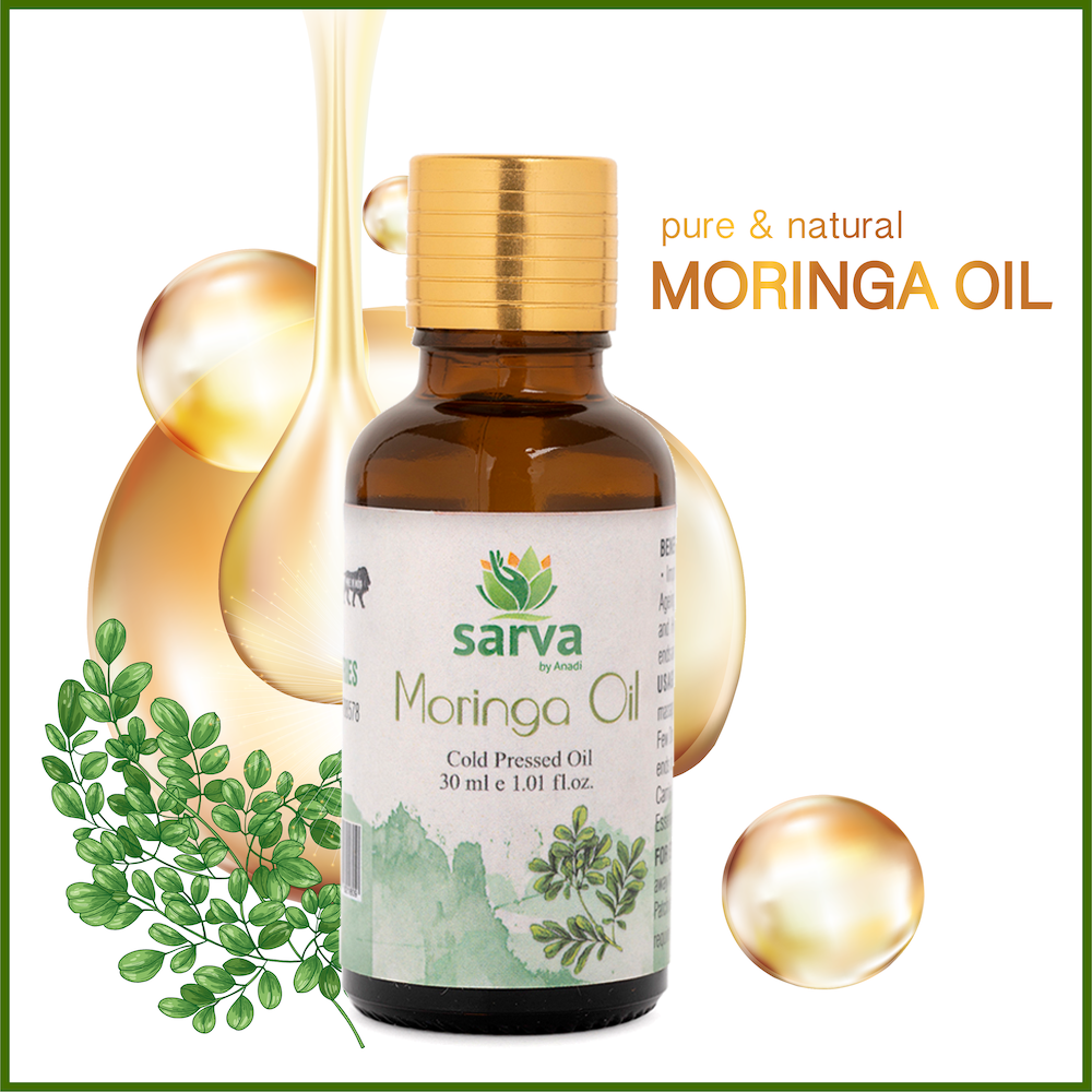 Moringa Oil | Boosts Skin Hydration | Strengthen Hair | Reduces Split-ends