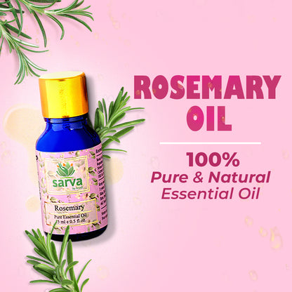 Rosemary oil Boost hair growth | Sarva by Anadi  | Stops hair fall | Pure & Natural | premature greying | strengthen hair Rosemary Hair Growth Mist Thickening Rosemary Mist Receding Hairline Rosemary Low Porosity Hair Mist Organic Hair Growth Rosemary Oil Benefits Essential Oils for Healthy Hair