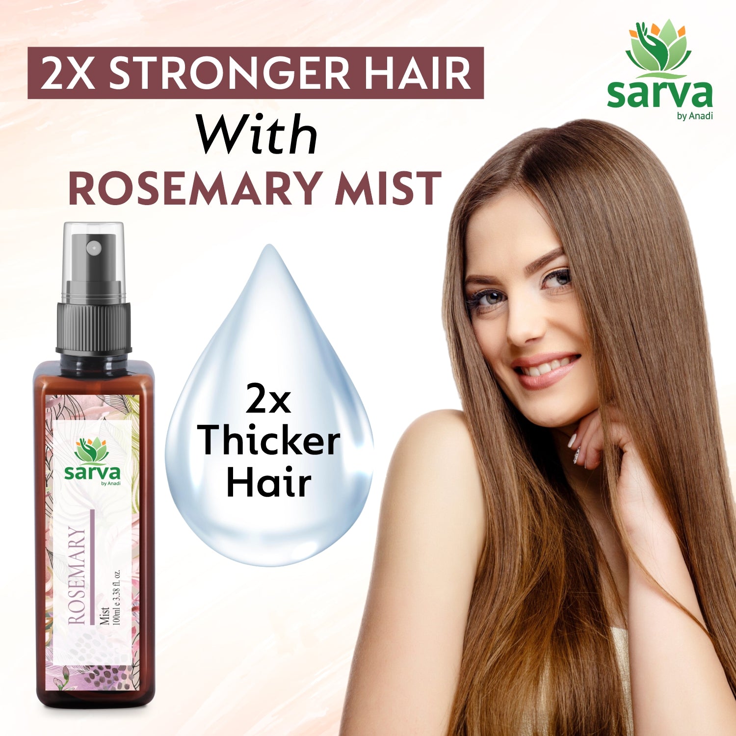 Sarva Rosemary Water Vs Harsh Chemicals