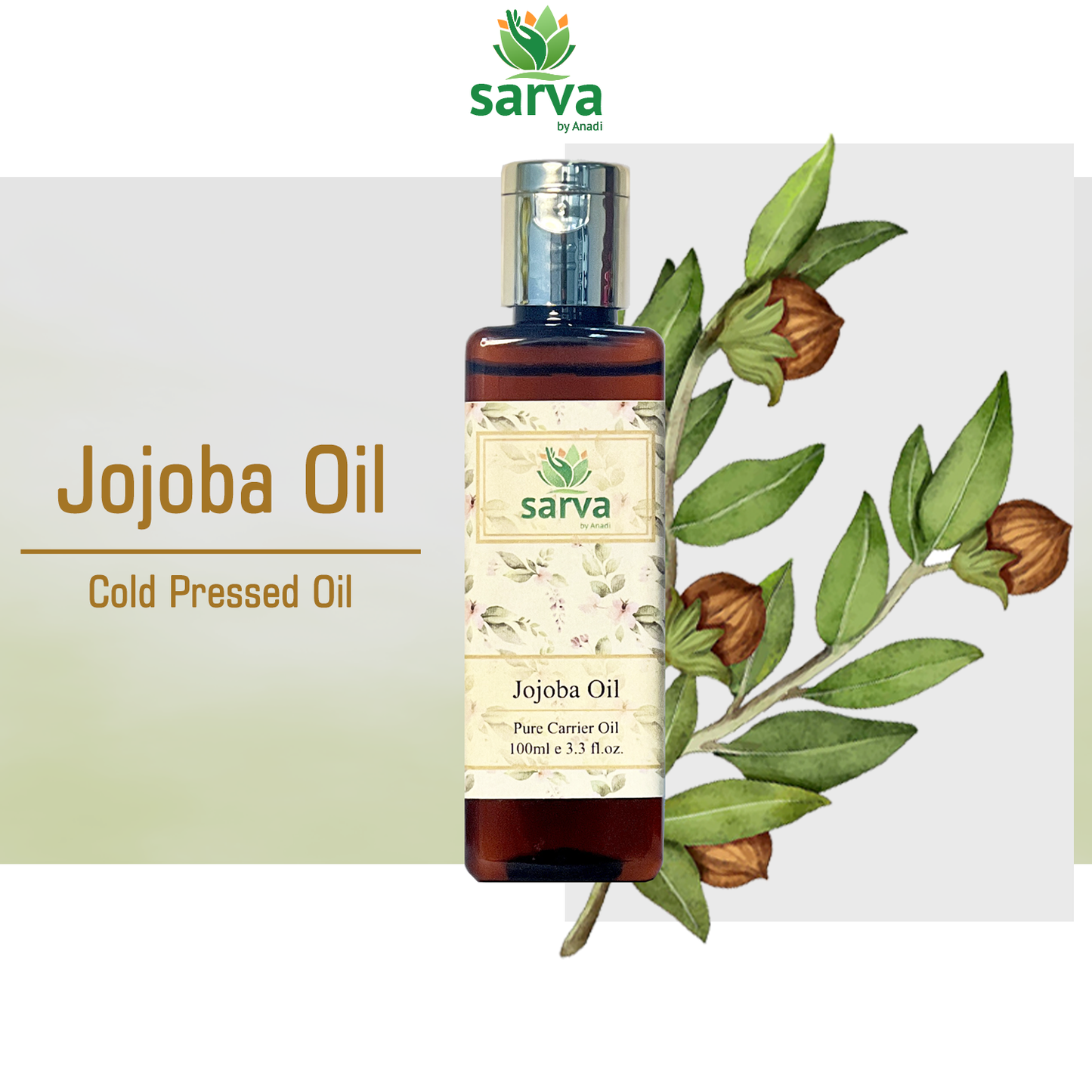 Jojoba hair oil has very Light and Soft Scent, Long Shelf Life ,Very rich in Vitamin E, Moisturizer Quality, Uplifts Hair & Skin Health, and Anti Ageing Qualities. Helps Strengthen Hair | HAir Growth