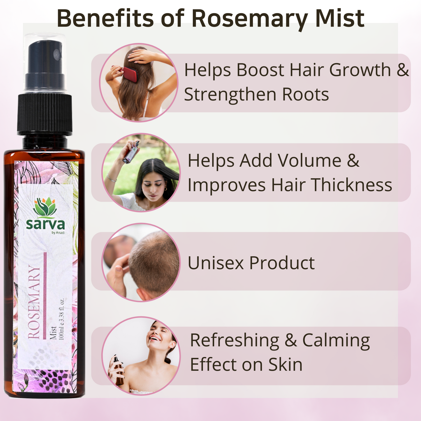 Hair Growth Kit - Rosemary Oil & Rosemary Mist for Hair Growth | Argan Oil for Dry & Frizzy Hair