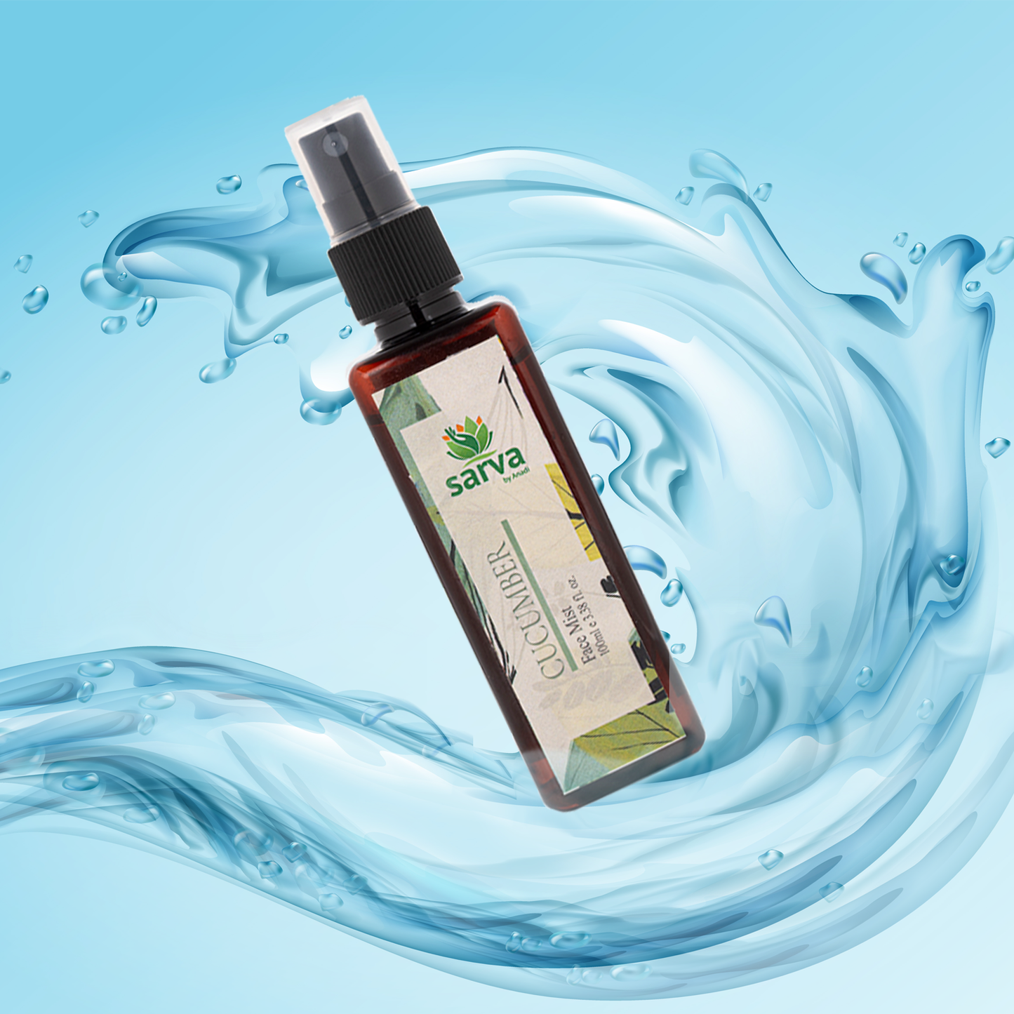 Cucumber Mist - Natural Face Toner | Steam Distilled Hydrosol