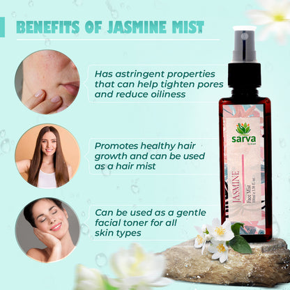 Jasmine Mist | Natural Toner | Steam Distilled Hydrosol