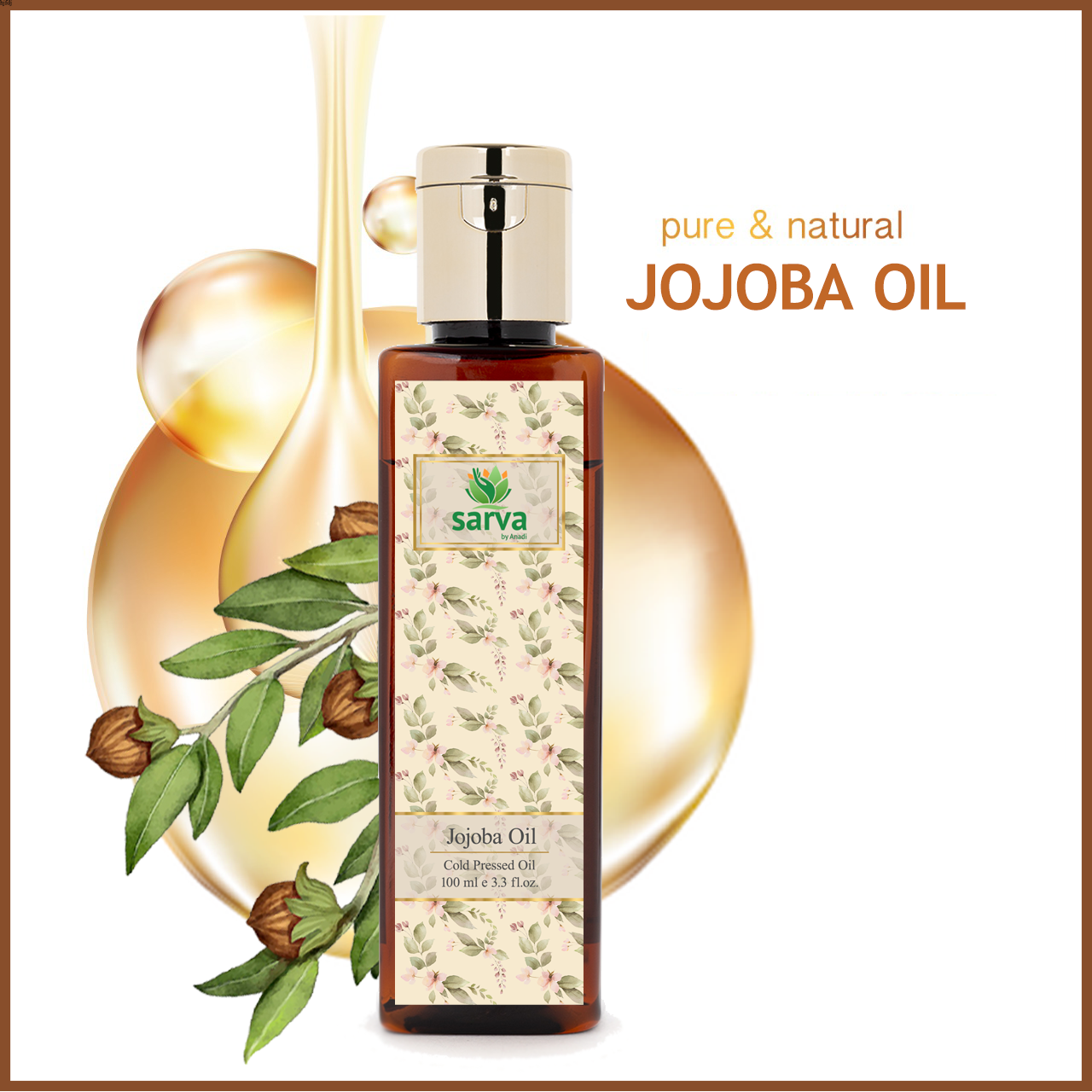 Jojoba hair oil has very Light and Soft Scent, Long Shelf Life ,Very rich in Vitamin E, Moisturizer Quality, Uplifts Hair & Skin Health, and Anti Ageing Qualities. Helps Strengthen Hair | HAir Growth