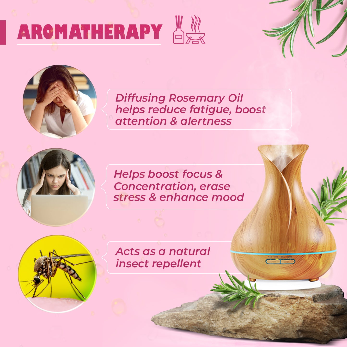 Rosemary oil Boost hair growth | Sarva by Anadi  | Stops hair fall | Pure & Natural | premature greying | strengthen hair