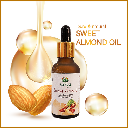 Sweet Almond Oil - Cold Pressed Carrier Oil | Baby Massage Oil